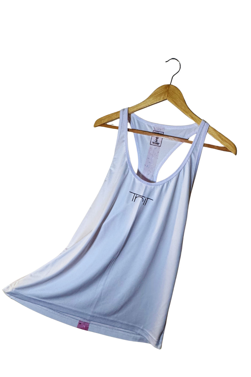 Polera Frutilla Arcoíris Blanca "Sin Mangas"